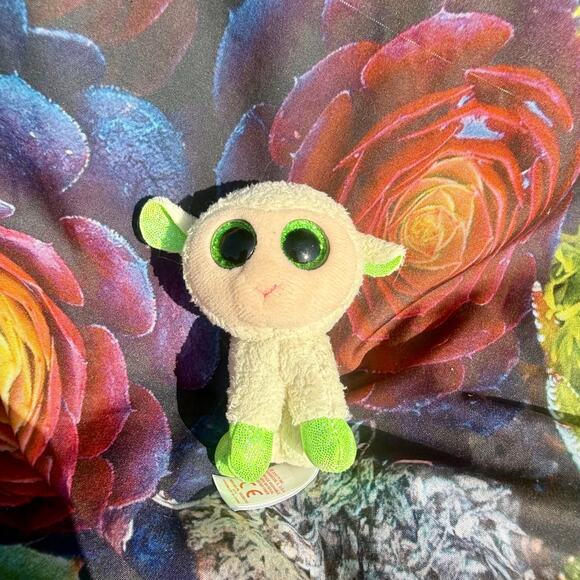 TY Beanie Boo Mini LaLa Lamb Plush Soft Stuffed Animal Toy EUC - Picture 1 of 4